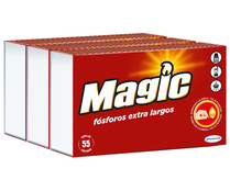 Cerillas fósforos XL MAGIC pack 3