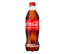 Refresco de cola COCA COLA botella de 50 cl.