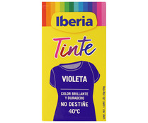 Tinte para ropa de color violeta (permite teñir a baja temperatura 40ª) IBERIA 1 ud.