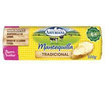Rulo de mantequilla tradcional sin sal CENTRAL LECHERA ASTURIANA 500 g.
