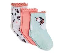 Lote de 3 pares de calcetines para bebé IN EXTENSO, talla 21/23.