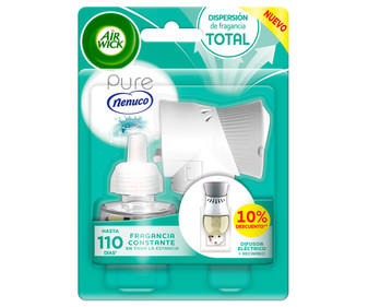 Ambientador eléctrico Nenuco- Aparato + recambio AIR WICK 19 ml. Ambientador eléctrico Nenuco- Aparato + recambio AIR WICK 19 ml.