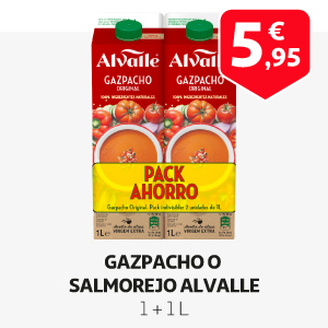 Gazpacho receta original ALVALLE 