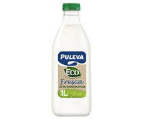 Leche fresca de vaca semidesnatada de origen ecológico PULEVA Eco 1 l.