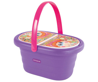 Cesta de pícnic con 21 accesorios, DISTROLLER. Cesta de pícnic con 21 accesorios, DISTROLLER.