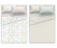Juego de sábanas de franela para cama de 150 cm, ACTUEL. Modelos surtidos, 1 unidad.