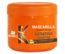 Mascarilla hidratante y nutritiva para cabellos secos y dañados SANKO 500 ml.