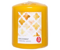 Vela cilíndrica perfumada, aroma oriental wood, 8 cm, ACTUEL.