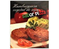 Hamburguesa de soja sabor pizza MANFONG 180 g.