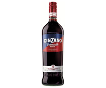 Vermouth rojo receta tradicional italina CINZANO botella de 1 l.
