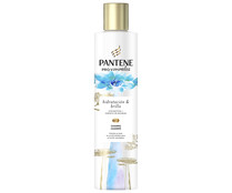 Champú hidrtante sin sulfatos, para cabellos secos y deshidratados PANTENE Hydra pro miracles 225 ml.