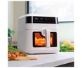 Freidora sin aceite CECOTEC Cecofry Experience Window White 6000, 1300W, capacidad 6L, temporizador, termostato, 9 programas.