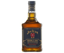 Whisky bourbon madurado durante 6 años JIM BEAM Double oak botella de 70 cl..