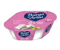 Queso fresco desnatado 0% materia grasa BURGO DE ARIAS 4x72g.
