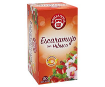 Infusión de escaramujo con hibisco POMPADOUR 20 sobres