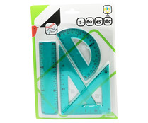 Set de trazado con cuerpo flexible PRODUCTO ALCAMPO. Set de trazado con cuerpo flexible PRODUCTO ALCAMPO.