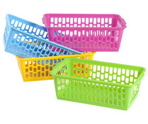 Cesto perforado organizador para cocina, 25x15x8cm., varios colores, ORDENACIÓN.