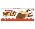 Galletas rellenas de cacao KINDER CARDS 10 uds. 128 g.