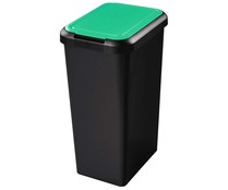 Cubo de basura color verde ACTUEL 24 l.
