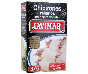 Chipirones rellenos lata de 72 gramos Chipirones rellenos lata de 72 gramos