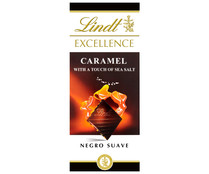 Chocolate negro con caramelo sal LINDT EXCELLENCE 100 g.