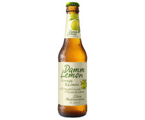 Cerveza con limón DAMM LEMON botella de 25 centilitros