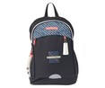 Mochila juvenil con triple compartimento, color negro y azul  Hastag PRODUCTO ALCAMPO, 30x43,5x8cm.