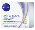 Crema antiarrugas  e hidratante de día para todo tipo de pieles NIVEA 50 ml.