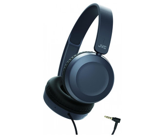 Auriculares tipo diadema JVC HA-S31M-A con cable, color azul. Auriculares tipo diadema JVC HA-S31M-A con cable, color azul.