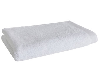 Toalla de baño 100% algodón color blanco, 360g/m² ACTUEL. Toalla de baño 100% algodón color blanco, 360g/m² ACTUEL.