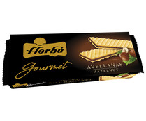 Barquillos rellenos de avellana y cacao FLORBÚ GOURMET 185 