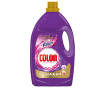 Detergente líquido más quitamanchas para lavadora (ropa blanca y de color) COLON VANISH 40 lav. 2.08 l.