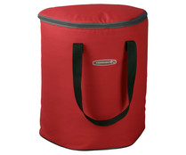 Nevera flexible roja con capacidad de 15 litros y cierre de cremallera, CAMPINGAZ.