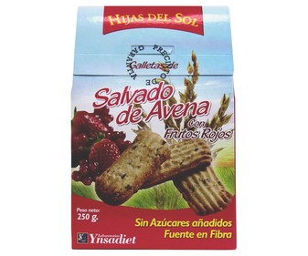 Galleta de avena con frutos rojos 250 gramos Galleta de avena con frutos rojos 250 gramos