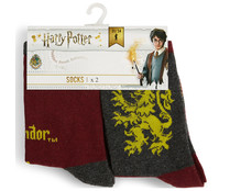 Lote de 2 pares de calcetines para niño HARRY POTTER, talla 23/26. Lote de 2 pares de calcetines para niño HARRY POTTER, talla 23/26.