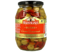 Aceituna aliñada manzanilla sin hueso MAESTRANZA 570 g.