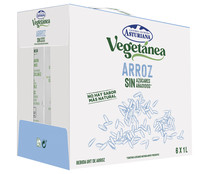 Bebida de arroz sin azúcares añadidos CENTRAL LECHERA ASTURIANA Vegetánea 6 x 1 l.