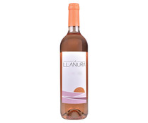 Vino rosado con denominación de origen La Mancha LA LLANURA botella de 75 cl.