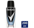 Desodorante en spray para hombre, con protección anti manchas y sin alcohol REXONA Men Invisible ice fresh 200 ml.