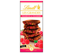 Chocolate negro frambuesa/cranberry Les Grandes LINDT 150 g.
