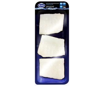 Bacalao sin espinas en porciones ROYAL 400 g. Bacalao sin espinas en porciones ROYAL 400 g.