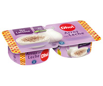 Arroz con leche estilo tradicional sin lactosa ni gluten DHUL 2 x 130 g.