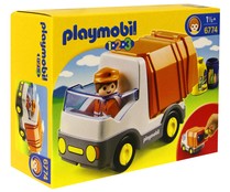Conjunto de Juego, Playset Camión de Basura, Modelo 6774 PLAYMOBIL 1.2.3. 1 Unidad
