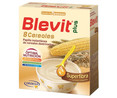 Papilla instantánea de 8 cereales dextrinados, para bebés a partir de 5 meses BLEVIT Plus 600 g.