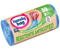 Bolsas de basura antigoteo HANDY BAG 10 bolsas 50 L.