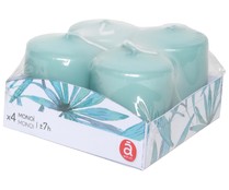 Pack de velas mini perfumadas, aroma monoi, ACTUEL.