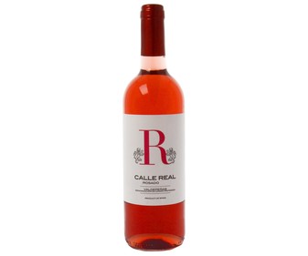 Vino rosado con denominación de origen Valdepeñas CALLE REAL botella de 75 cl. Vino rosado con denominación de origen Valdepeñas CALLE REAL botella de 75 cl.