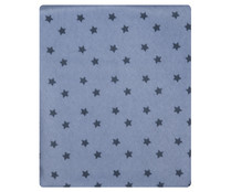 Mantel 100% poliéster color azul estampado estrellas, 150x150cm., ACTUEL. Mantel 100% poliéster color azul estampado estrellas, 150x150cm., ACTUEL.