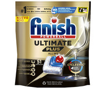 Detergente lavavajillas a máquina FINISH Ultimate Plus 51 uds. 730 gr.