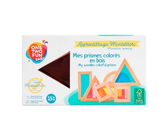 Primas apilables de colores Montessori, ONE TWO FUN ALCAMPO. Primas apilables de colores Montessori, ONE TWO FUN ALCAMPO.